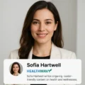 Professional headshot of Sofia Hartwell, a health writer for HealthWavy.com, smiling confidently in a clean, natural setting.