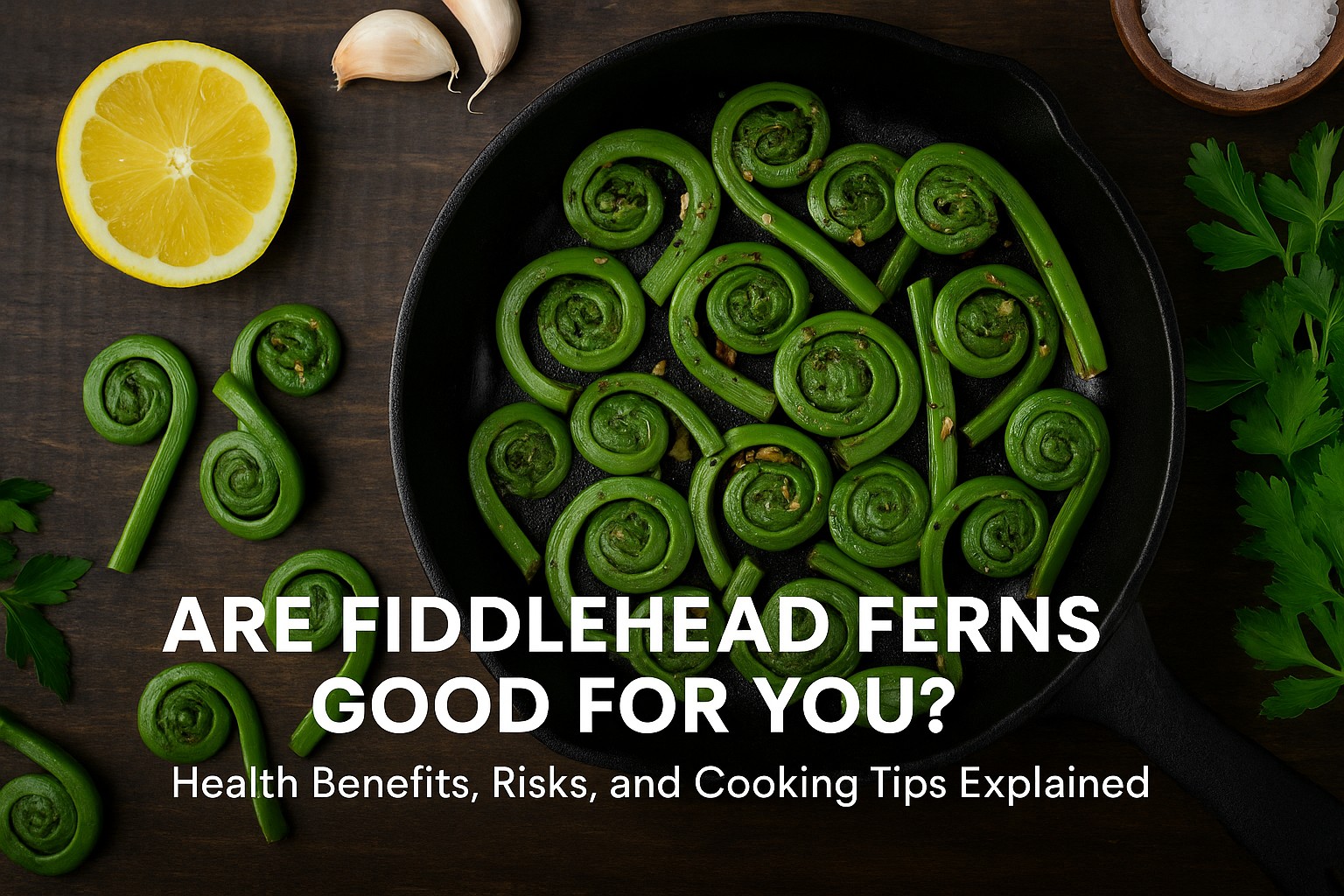 Read more about the article Are Fiddlehead Ferns Good for You? Health Benefits, Risks, and Cooking Tips Explained