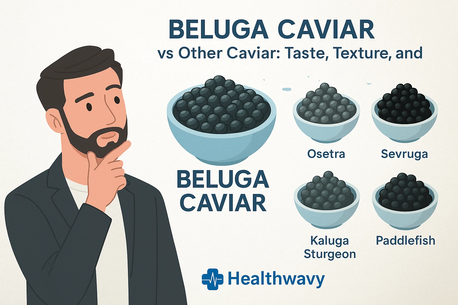 Beluga Caviar vs Other Caviar