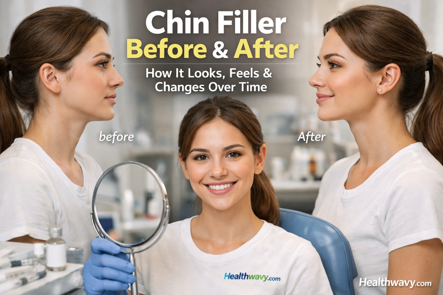 Chin Filler Before and After