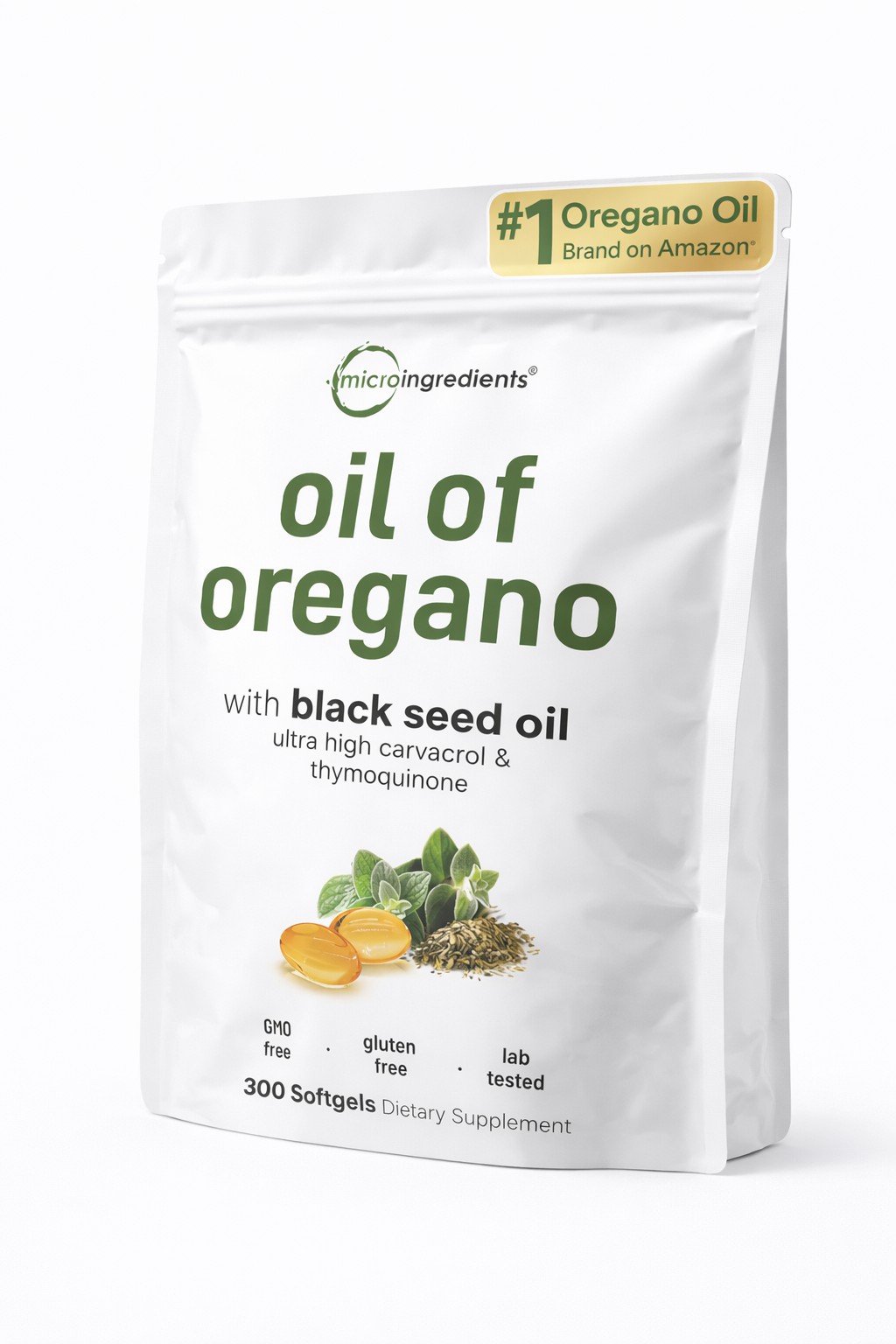 Micro Ingredients Oil of Oregano Softgels