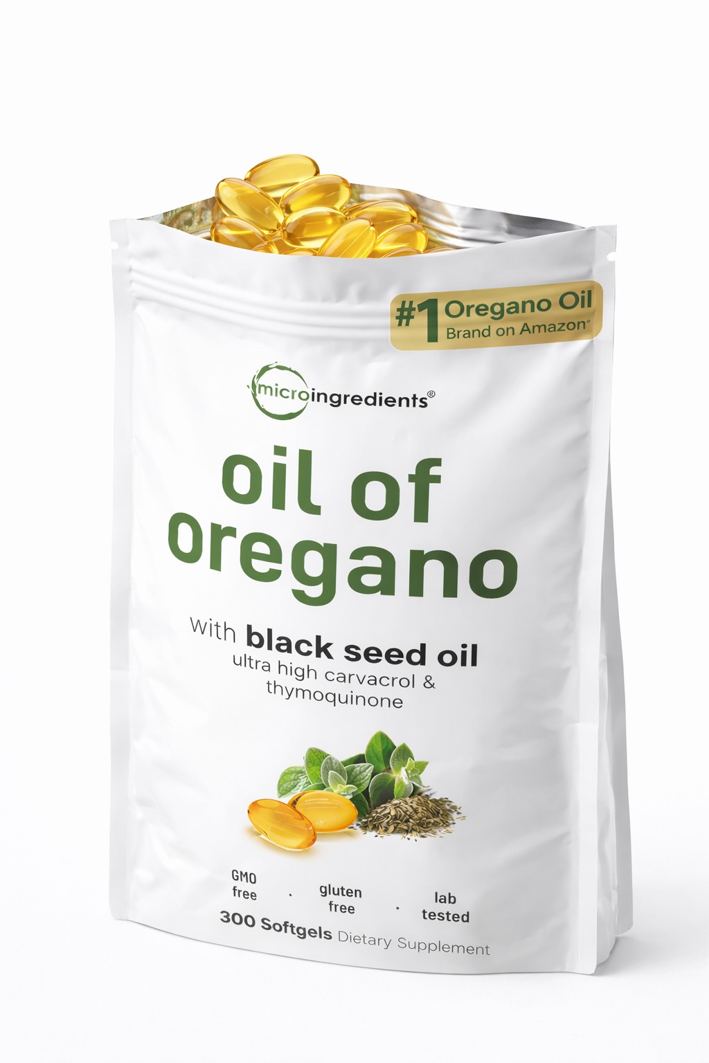 Micro Ingredients Oil of Oregano Softgels