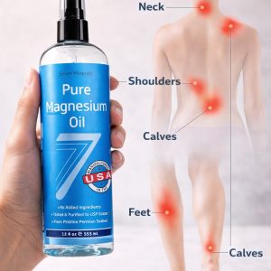Seven Minerals Pure Magnesium Oil Spray 12oz Review for Sleep and Muscle Comfort