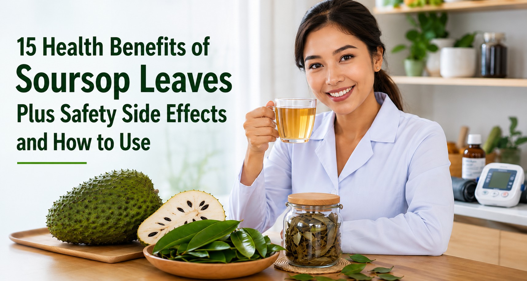 Read more about the article 15 Potential Benefits of Soursop Leaves, Side Effects, and Safe Tea Use